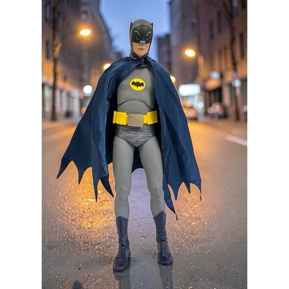 ADAM WEST NECA BATMAN 1966 CLASSIC TV SERIES 18" INCH 1/4 SCALE FIGURE